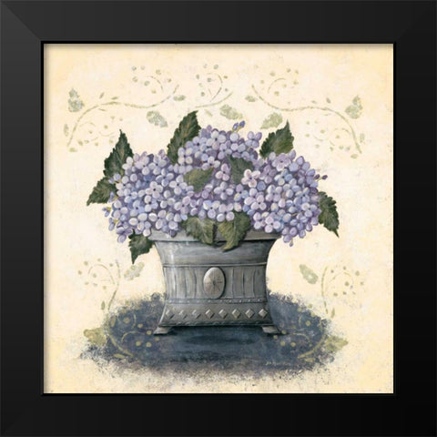 The Color Purple I Black Modern Wood Framed Art Print by Moulton, Jo