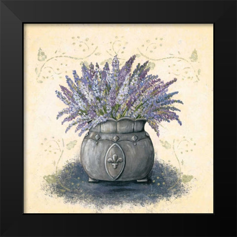 The Color Purple II Black Modern Wood Framed Art Print by Moulton, Jo