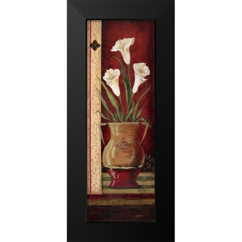 Tuscan Poem I Black Modern Wood Framed Art Print by Moulton, Jo