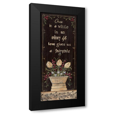 Fairytale Black Modern Wood Framed Art Print with Double Matting by Moulton, Jo