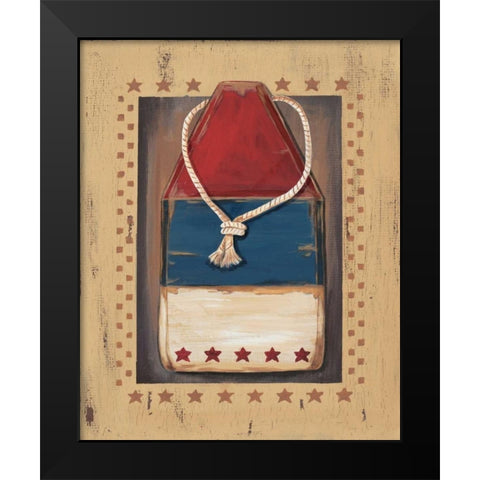 Buoy Black Modern Wood Framed Art Print by Moulton, Jo