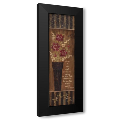 In the End Black Modern Wood Framed Art Print by Moulton, Jo