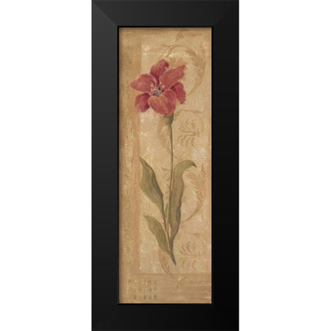 Evening Lily Black Modern Wood Framed Art Print by Moulton, Jo