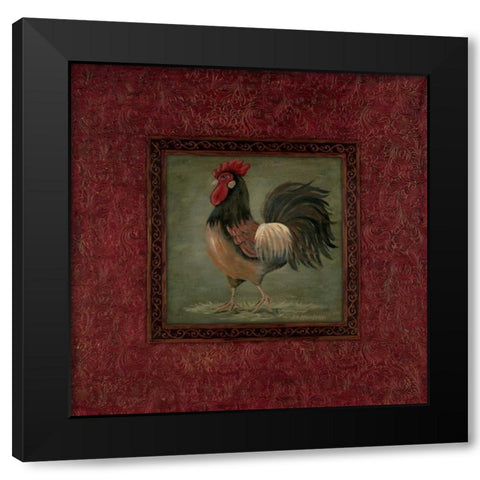 Wake Up Call! Black Modern Wood Framed Art Print with Double Matting by Moulton, Jo
