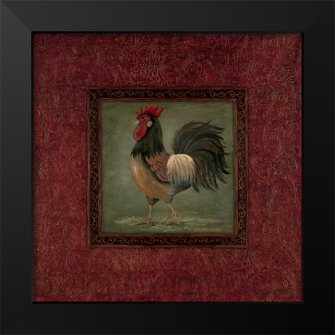 Wake Up Call! Black Modern Wood Framed Art Print by Moulton, Jo