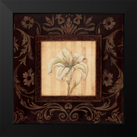 Black Beauty I Black Modern Wood Framed Art Print by Moulton, Jo