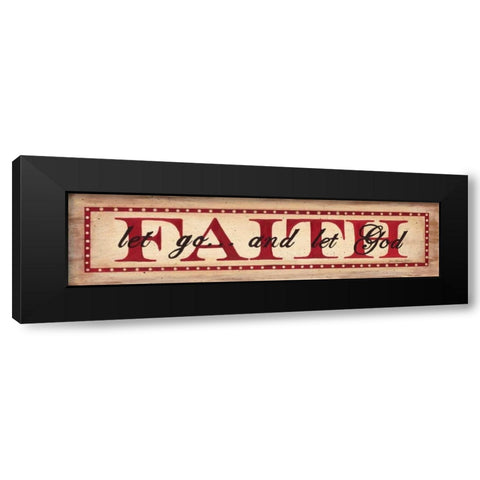 Faith Black Modern Wood Framed Art Print by Moulton, Jo