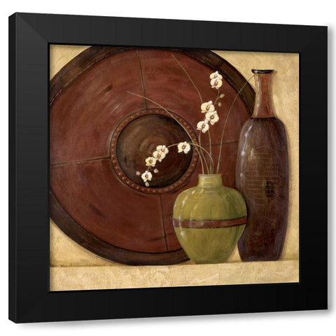 Harvest Harmony II Black Modern Wood Framed Art Print by Moulton, Jo
