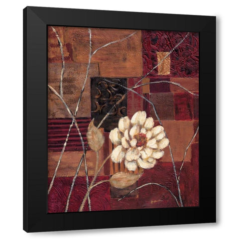New Dimensions II Black Modern Wood Framed Art Print by Moulton, Jo