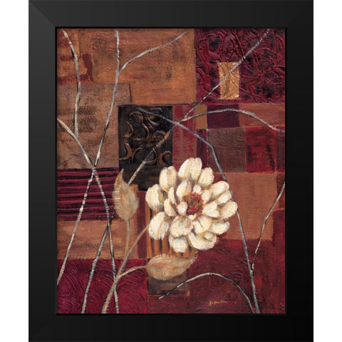 New Dimensions II Black Modern Wood Framed Art Print by Moulton, Jo