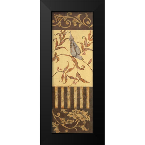 Song Bird I Black Modern Wood Framed Art Print by Moulton, Jo