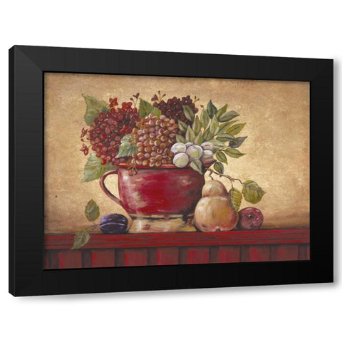 Harvest Home Black Modern Wood Framed Art Print with Double Matting by Moulton, Jo