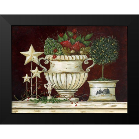 Bella Rustica Black Modern Wood Framed Art Print by Moulton, Jo