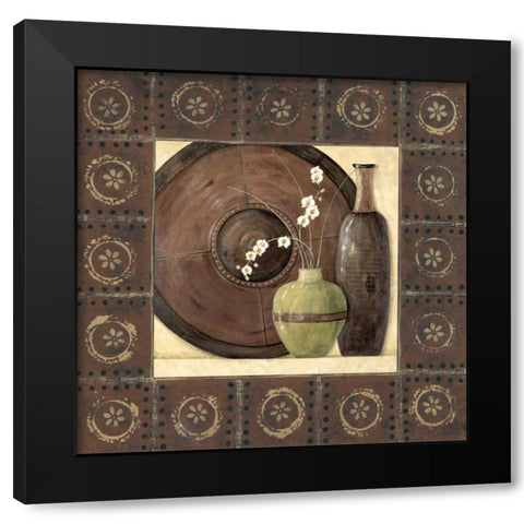 Asiain Still Life II Black Modern Wood Framed Art Print with Double Matting by Moulton, Jo