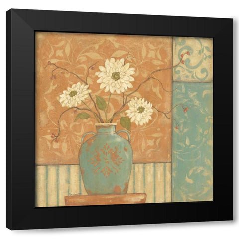 Calm Influence Black Modern Wood Framed Art Print by Moulton, Jo