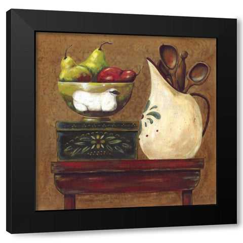 Keeping Tradition Black Modern Wood Framed Art Print with Double Matting by Moulton, Jo