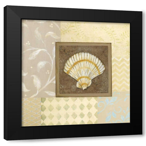 Gifts of the Sea I Black Modern Wood Framed Art Print by Moulton, Jo