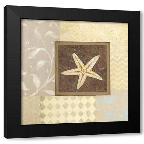 Gifts of the Sea II Black Modern Wood Framed Art Print by Moulton, Jo