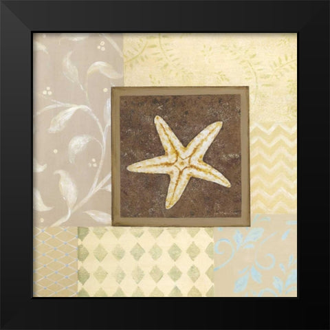 Gifts of the Sea II Black Modern Wood Framed Art Print by Moulton, Jo