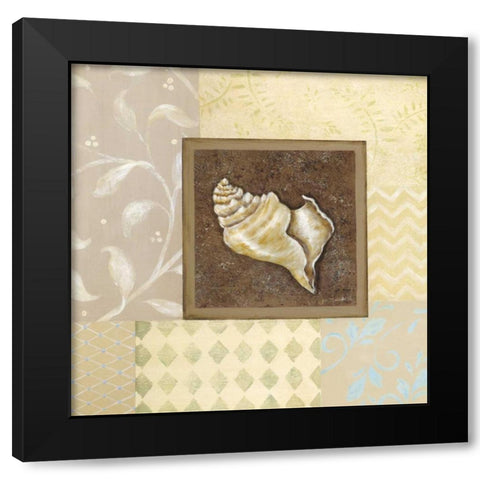 Gifts of the Sea IV Black Modern Wood Framed Art Print with Double Matting by Moulton, Jo
