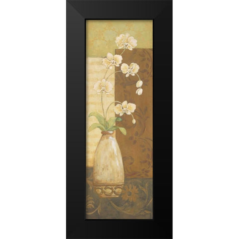 White Chocolate I Black Modern Wood Framed Art Print by Moulton, Jo