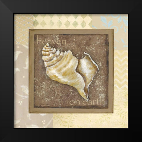 Heaven on Earth Black Modern Wood Framed Art Print by Moulton, Jo