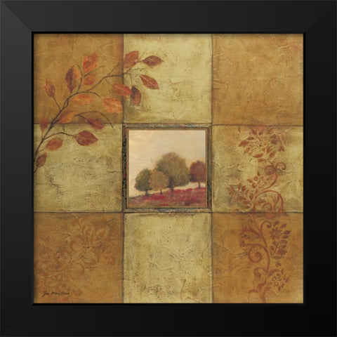 Golden Day II Black Modern Wood Framed Art Print by Moulton, Jo