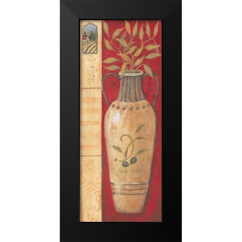 Nuile d Olive Black Modern Wood Framed Art Print by Moulton, Jo