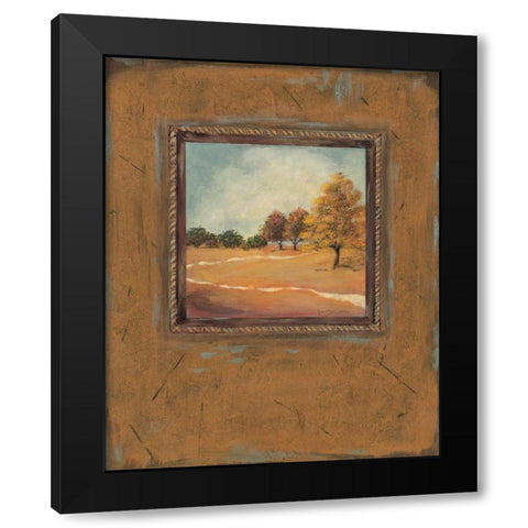 Copper Landscape II Black Modern Wood Framed Art Print with Double Matting by Moulton, Jo