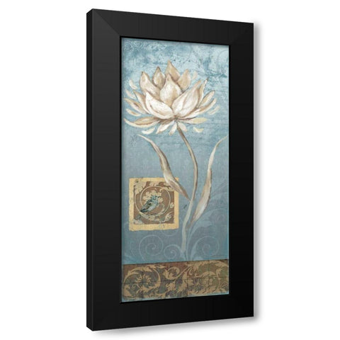 Seasons Song II Black Modern Wood Framed Art Print by Moulton, Jo
