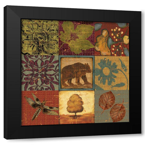 Teton Tapestry I Black Modern Wood Framed Art Print by Moulton, Jo