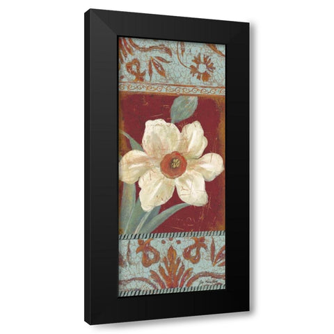 Bleu Royale I Black Modern Wood Framed Art Print by Moulton, Jo