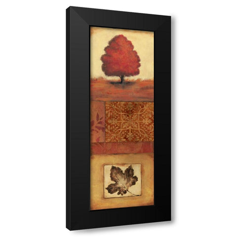 Autumn I Black Modern Wood Framed Art Print with Double Matting by Moulton, Jo