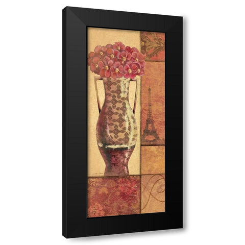 Paris Vue I Black Modern Wood Framed Art Print by Moulton, Jo