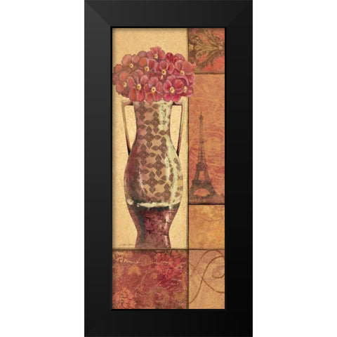 Paris Vue I Black Modern Wood Framed Art Print by Moulton, Jo