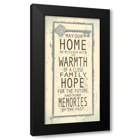 Warmth of Home Black Modern Wood Framed Art Print with Double Matting by Moulton, Jo