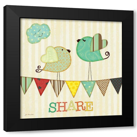 Share Black Modern Wood Framed Art Print with Double Matting by Moulton, Jo