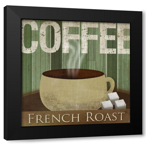 French Roast Black Modern Wood Framed Art Print with Double Matting by Pugh, Jennifer