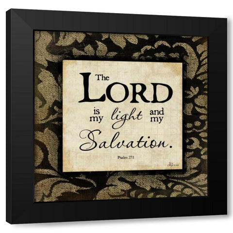 The Lord Black Modern Wood Framed Art Print with Double Matting by Pugh, Jennifer