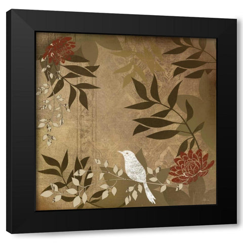 Bird I Black Modern Wood Framed Art Print by Pugh, Jennifer