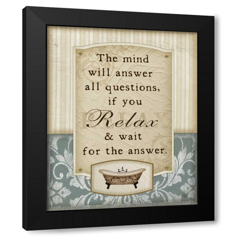 Starfish Black Modern Wood Framed Art Print by Pugh, Jennifer