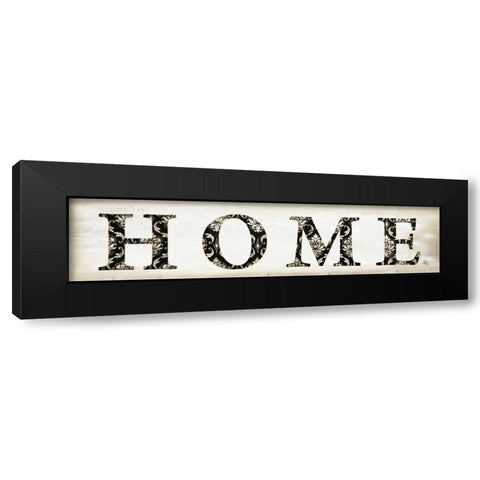 Home Black Modern Wood Framed Art Print with Double Matting by Pugh, Jennifer