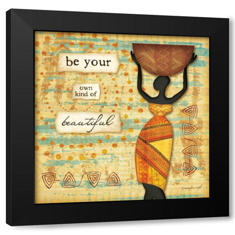 Beautiful Black Modern Wood Framed Art Print by Pugh, Jennifer