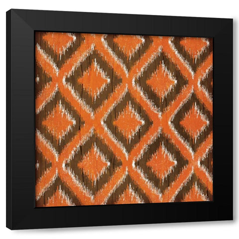 Fall iKat II Black Modern Wood Framed Art Print with Double Matting by Pugh, Jennifer