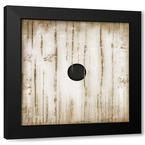 White One Black Modern Wood Framed Art Print by Pugh, Jennifer