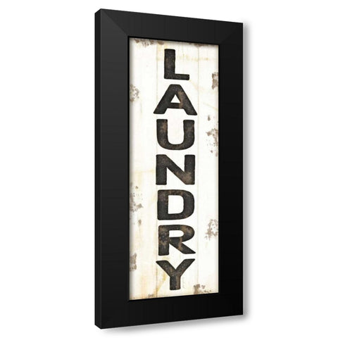 Laundry Black Modern Wood Framed Art Print by Pugh, Jennifer