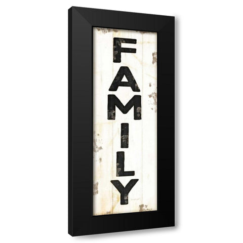 Family Black Modern Wood Framed Art Print by Pugh, Jennifer