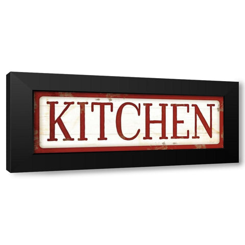 Kitchen Black Modern Wood Framed Art Print with Double Matting by Pugh, Jennifer