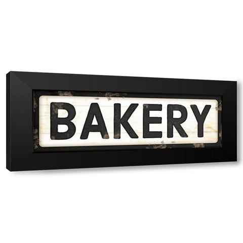 Bakery Black Modern Wood Framed Art Print by Pugh, Jennifer