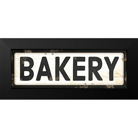 Bakery Black Modern Wood Framed Art Print by Pugh, Jennifer